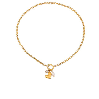 Heart charm neckalce