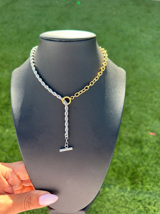 Double colour necklace