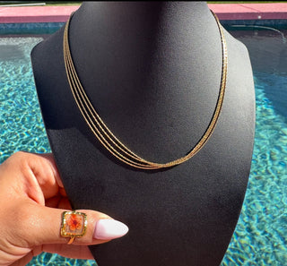 4 thing layer necklace