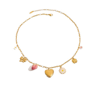 Girly charm necklace
