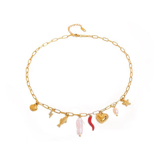 Chile charm necklace