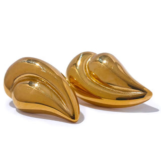 Feather Drop Earring