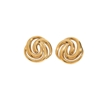 Knot Today gold earrings
