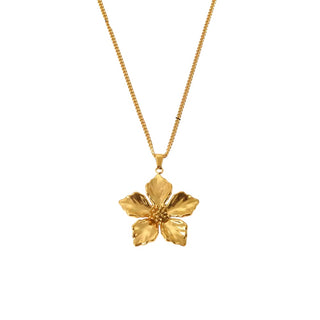 Golden bloom necklace