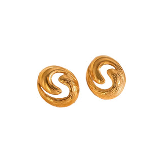 Golden glow earrings