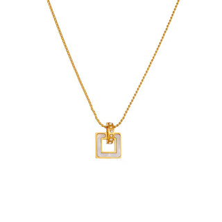 Statement, necklace, gold plated