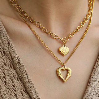Double love necklace