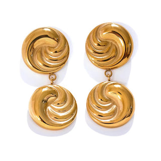 Double trouble statement earring