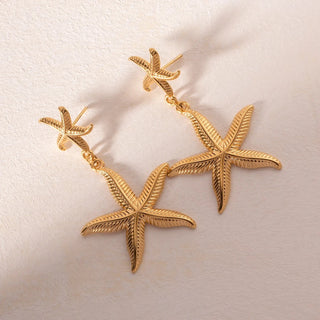 Starfish earrings !