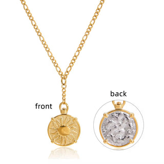 Gold sun pendant