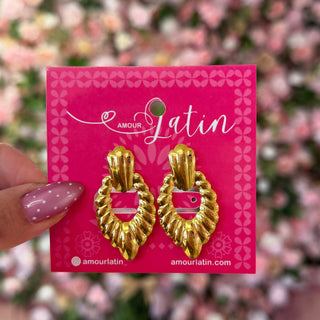 Amor Dorado Studs
