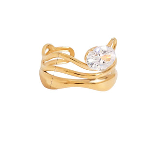 Resizable Diamante ring