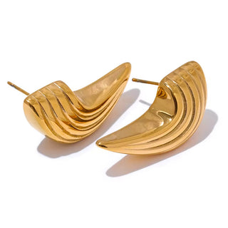 Gold ear-wings