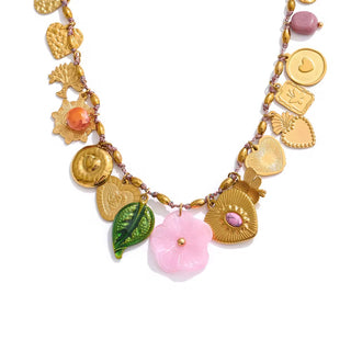 Natures Mood gold necklace