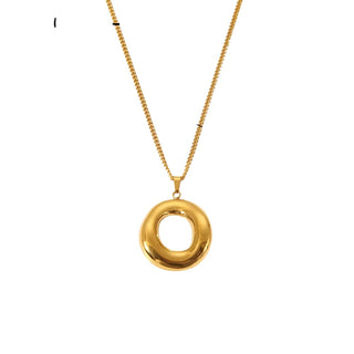 Gold wild necklace