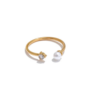Double the trouble gold ring