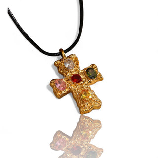 18k chunky cross