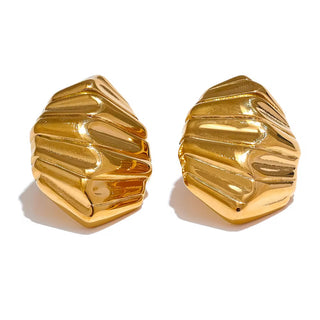 Geometric statement earring