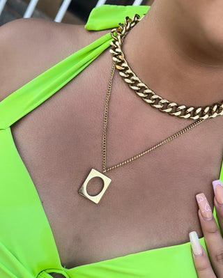 Cuban cutie Gold plated chain